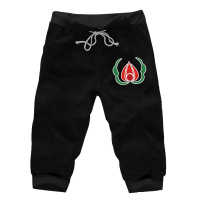 动漫鬼灯的冷彻鬼灯标志休闲运动裤五分沙滩裤