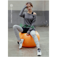 瑞尔莱恩瑜伽服高弹显瘦瑜珈健身服上衣文胸裤子套装三件套女黑色