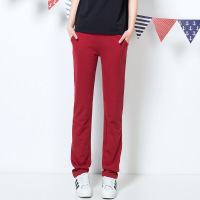 春款运动裤女直筒长裤卫裤女休闲女试裤加长修身大码宽松