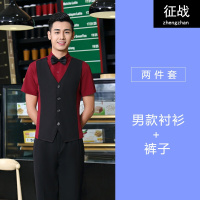 男女同款短袖酒店工作服2018夏季夜店餐厅餐饮饭店ktv服务员工装