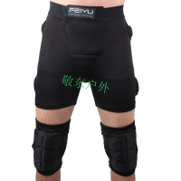 沸鱼护臀滑雪护臀内穿防摔裤护膝套装成人男女轮滑板车极限运动护具护臀+护膝