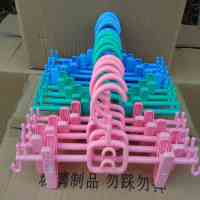 衣服夹子服装店伸缩晾晒夹子内衣挂衣文胸裙裤塑料只装袜架加厚衣柜晾衣服衣夹晾晒