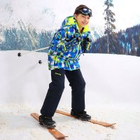 童装滑雪服套装2017儿童户外加厚棉衣冲锋衣套装滑雪服运动裤外套