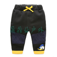童装宝宝加绒裤子男童加厚长裤小童运动裤儿童保暖棉裤秋冬