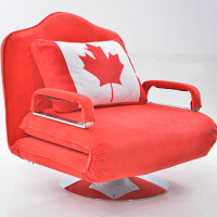 运动户外旋转折叠椅沙床简易午睡床豪华折叠床办公室单人午休床