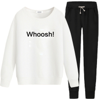 运动套装女春秋2018新款时尚韩版学生宽松休闲服长袖卫衣两件套潮