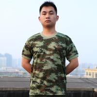 学生训体能服迷服饰圆领短袖短裤速干迷彩服T恤套装男式夏季户外作训服体能服