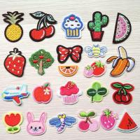 卡通布贴时尚装饰修缝衣服牛仔裤子补丁贴布小号洞刺绣diy补贴花