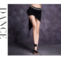 新款肚皮舞裙下装印度舞蹈服双层包臀莫代尔棉性感带打底裤