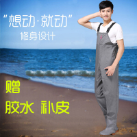 身下水裤捕鱼裤钓鱼裤防水裤连体涉水裤