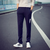 秋冬季运动裤男士休闲裤男装小脚裤学生宽松卫裤大码加绒长裤子潮