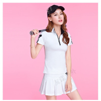 高尔夫衣服女夏短袖T恤polo衫连衣裙子韩版裙裤套装