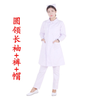 护士服短袖夏季冬装女修身透气长袖白大褂医生工作服实习实验药店