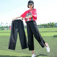 七分裤女夏2018新款怪味少女裤子夏季阔腿裤薄款运动短裤潮休闲裤