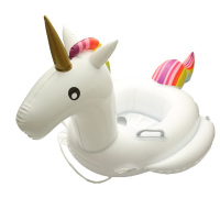 宝宝儿童游泳圈座圈1-3岁加厚3-6岁天鹅火烈鸟游泳圈儿童救生圈