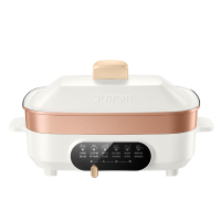 苏泊尔煎烤机JD3424D08多功能一体锅料理锅家用大容量电烧烤锅长形电煎锅电蒸锅