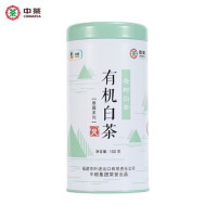 中茶牌 蝴蝶茶叶 有机白茶5115明前早春白茶 100g/罐