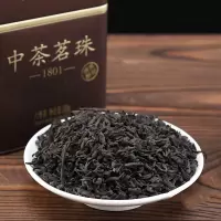 中茶牌梧州六堡茶黑茶 2020年茗珠1801二年陈化散茶 200g