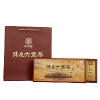 中茶 新会陈皮黑茶广西梧州六堡茶调味茶 礼盒装 60g/盒