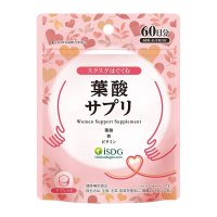 [叶酸]ISDG 日本进口孕妇孕期备孕专用叶酸矿物质 叶酸片 60粒/袋