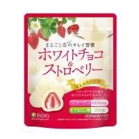 [草莓巧克力]ISDG 日本进口 草莓夹心白巧克力补充胶原蛋白丸 50g/袋