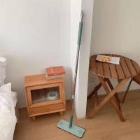 鱼丸 拖把自来水拖把刮刮乐洗衣机自来水拖布懒人抹布免手洗拖把平板家用