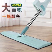 鱼丸 拖把加大号免手洗平板拖把家用拖布网红一拖净擦懒人拖地抖音神器