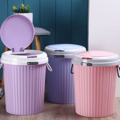 鱼丸 垃圾桶[买1送1同款]垃圾桶家用带盖卫生间客厅厨房办公室垃圾桶便宜小