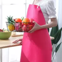 鱼丸 围裙厨房家用防水防油防污男女新款牛津布围裙韩版上班家务围腰工作服