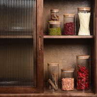 鱼丸 茶具玻璃瓶密封罐家用储物罐茶叶玻璃罐厨房收纳瓶食品存储罐密封瓶子