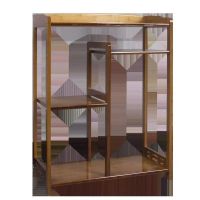 鱼丸 茶具茶架柜子家用功夫茶间架茶具茶柜架子泡茶的桌烧水台置物台收纳柜