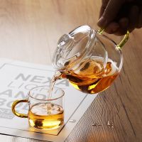 鱼丸 茶具玻璃茶壶泡茶壶红茶绿茶茶水分离煮茶壶单人透明冲茶器