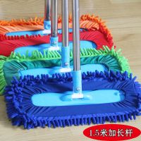 鱼丸 拖把平板拖把家用大号伸缩长杆木地板吸水一拖净毛毛虫干湿两用