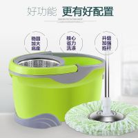 鱼丸 拖把加大加厚拖把旋转拖把桶家用懒人神拖旋转拖把杆配件通用