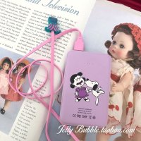 *jelly bubble*可爱史努比snoopy紫色少女心手机移动电源充电宝