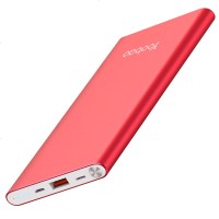 羽博充电宝10000毫安红色飞机可带上手机通用移动电源从正品超薄女耐电中国红 大容量订制印logo定做可印字