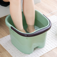 加厚足浴盆脚底按摩泡脚桶泡脚盆 家用塑料洗脚盆大号洗脚足浴桶