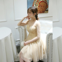 BETTER BING冰冰来了女装2019款春时尚中长裙显瘦气质优雅派对聚会礼服裙连衣裙