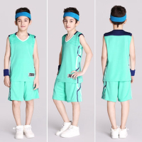 儿童篮球服套装男女学生定制透气两件套训练服队服diy球