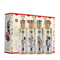 五粮液股份 文化艺术酒 52度浓香型白酒 500ml*4瓶 礼盒整箱装