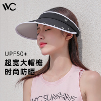韩国VVC 2020新款防晒帽女小字母时尚款夏季户外遮阳帽防紫外线