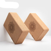 甄萌 软木瑜伽砖头女正品高密度儿童跳舞蹈专用压腿练功瑜珈砖块