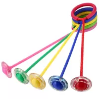 甄萌 闪光跳跳球儿童玩具单腿甩脚跳环圈健身减肥旋转弹力蹦蹦球