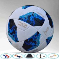 甄萌 欧冠世界杯真皮耐磨颗粒无缝热粘合5号成人比赛儿童比赛训练足球