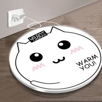 甄萌 可爱充电电子秤家用成人测温精准电子称健康秤人体秤体重秤减肥秤