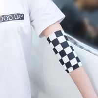 甄萌 运动护具运动护肘胳膊保护套男健身吸汗大臂手臂套遮疤纹身空调房夏季薄