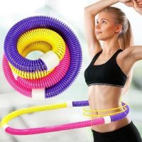 甄萌 健身呼啦圈健身软呼啦圈女圈斤8收腹加重初折叠9折叠式可