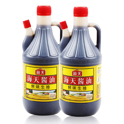 海天鲜味生抽酱油800ml*2瓶