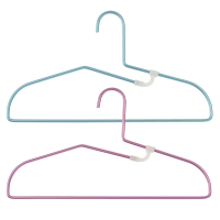 依品家居铝合金衣架，1支装，颜色随机，干湿两用铝合金护领衣撑，晾衣挂，晾晒成人衣服架