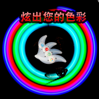 王太医自行车灯七彩夜骑超亮山地车风火轮钢丝灯儿童骑行炫彩死飞辐条灯